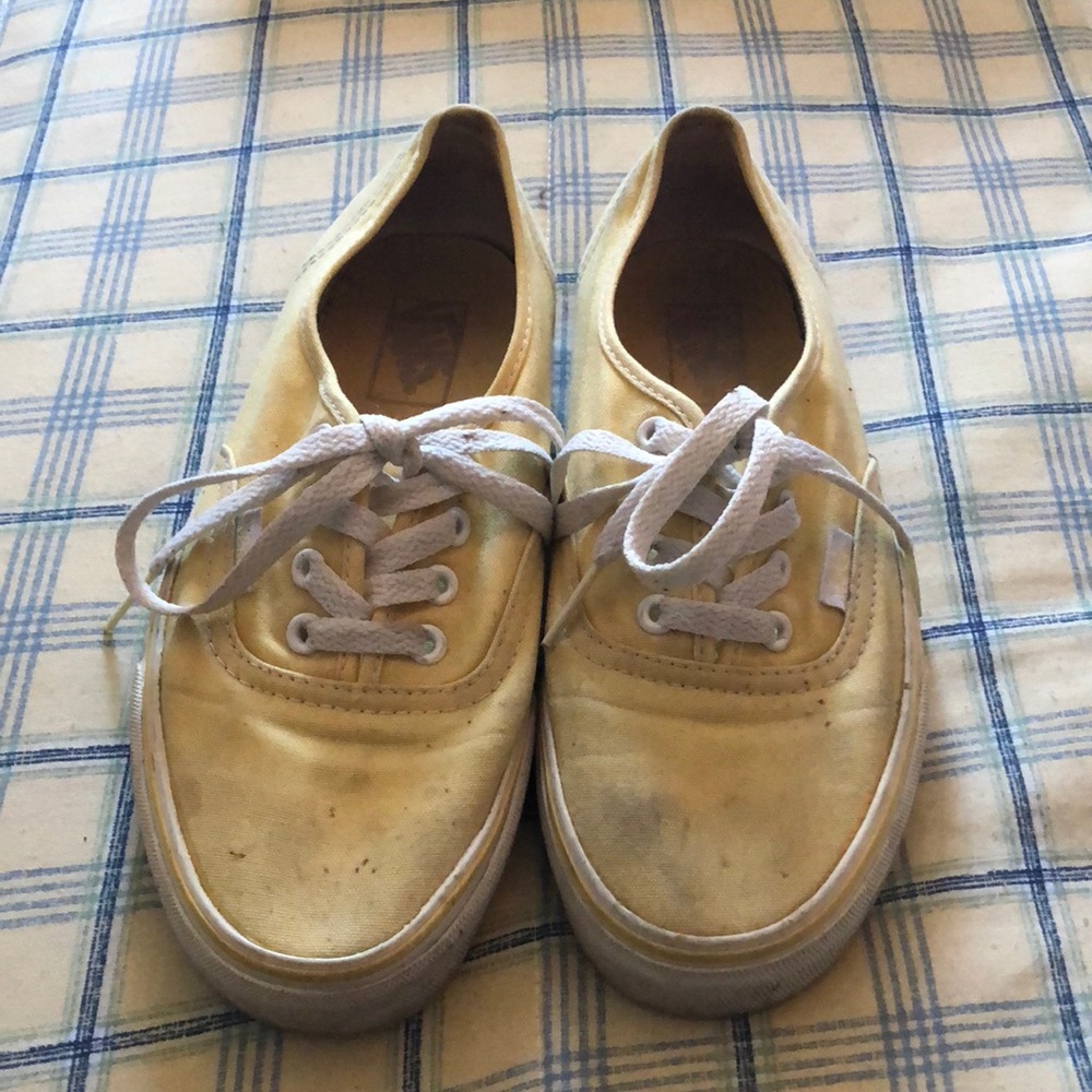 Yellow Vans Shoes